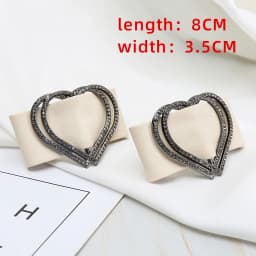 Bow Metal Decorative Shoe Decora Flower DIY Self-adhesive Women's Shoes Leather High Heels Buckle Single Shoe Decorations Buckle