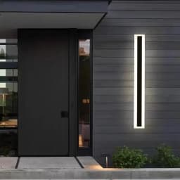 LED Long Outdoor Wall Lamp IP65 Waterproof Wall Light Aluminum Light Garden Villa Porch Sconce Light 110V 220V Sconce Luminaire