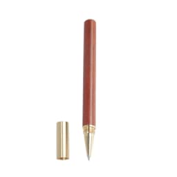 Wooden Retractable Roller Ball Pens Smooth Writing Signature Executive Business Ball Point 0.5mm Handcrafted Vintage Gift Pen