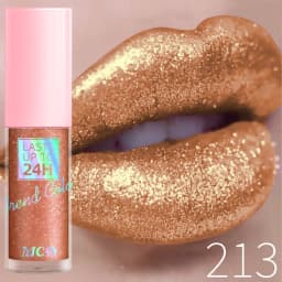 18 Colors Diamonds Glitter Lip Gloss Long Lasting Waterproof Liquid Lipstick Pearl Shining Lip Color Sparking Lip Makeup Women