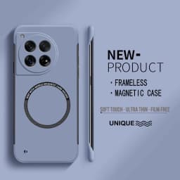 Ultra Thin Hard PC Magnetic Frameless Phone Case For Magsafe Oneplus 13 12 12R 11 11R 10T 10 9 9RT Pro Matte Color Cover