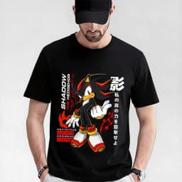 Tails The Fox 0319 Shadow the Hedgehog Gift t shirt for Anime lover Cartoon Sonic Graphic Tee Y2K clothes All size Tops S-6XL