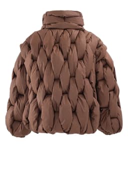 [EAM] Brown Thick Big Size Keep Warm Cotton-padded Coat Long Sleeve Women Parkas Fashion Tide New Autumn Winter 2026 CP3464