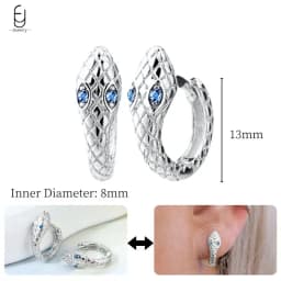 925 Sterling Silver Needle Exquisite Turquoise Silver Earrings for Women Blue Crystal Geometry Pendant Earrings Luxury Jewelry