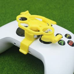 For Xbox Series X Series S Controller Enhanced Gaming Racing Wheel Attachment, 3D Printed Mini Steering Wheel add on