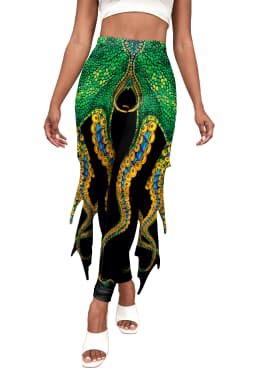 NADANBAO Mermaid Printed Pants Fish Scales Cosplay 3D Printed Women Bottoms Fashion Women's Leggings Tight Yoga Pants