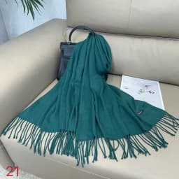 Luxury Solid Winter Scarf Women Pashmina Shawls Soft Scarves Wraps Cashmere Feel Blanket Warm Stoles for Lady Outdoor Bufanda