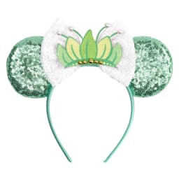 Sparkly Sequin Bow Crown Hair Bands for Women Cute Head Accessories Kid DIY Crown Sequins Bow Headband Ears Headwear Accessories