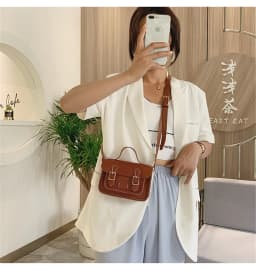 DIY Cambridge Bag Making Material Set PU Leather Handmade Satchel Backpack Handbag Shoulder Bags Crossbody Sewing Accessories