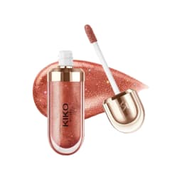 Kiko Makeup 3D Hydra LipGloss Non-fading Waterproof Blusher Moisturize Shimmer Makeup Lip Gloss Lipstick Brun Pearly Mauve Liner