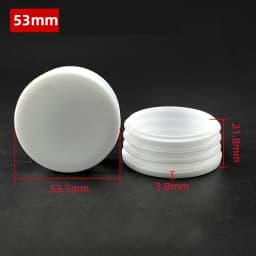 5~100Pcs 13mm~114mm White Round Plastic Blanking End Caps Chair Legs Tube Pipe Inserts Plug Bung Dust Cover Furniture Parts