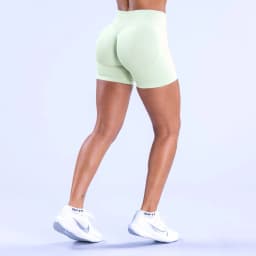 Women's Low-Rise Yoga Pants Three-quarter Length Shorts Tummy Control Workout Leggings Gym Fitness Running Seamless Tights