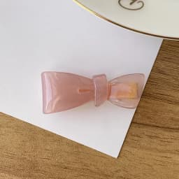 Korea France color small bow bangs clip red duck beak clip side broken hair clip French girl heart