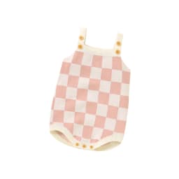 Infant Bodysuits Clothes 0-18m Plaid Pattern Newborn Boys Girls Casual Sleeveless Onesie Body Coverall Toddler Outfits One Piece