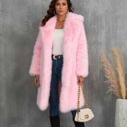 Fur & Faux Fur Coat Lapel Imitation Of Fox Fur Coat 2025 New Winter Women Fur Coat Fashion Temperament Warm Women Fur Coat H217