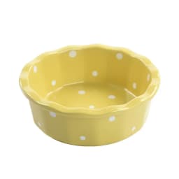 5.5 Inch Lace Polka Dot Bowl Ceramics Fruit Bowl Household Salad Dish Cute Korean Style Dessert Circular Yogurt Baking Tableware