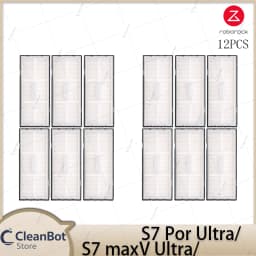 Roborock S7 MaxV Ultra/S7 Pro Ultra Robot Vacuum Cleaner Accessories Main Brush Side Brush HEPA Filter Mop Cloths Spare Parts