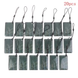 【SSummer10】10/20Pcs 13.56MHz Rewritable S50 1K NFC RFID Card-UID Writable Tags Badge Keyfobs Keychain Token for Cloner【SS】