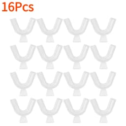 2-20Pcs Silicone Mouth Guard Teeth Protector Night Guard Mouth Tray for Bruxism Grinding Non-snoring Teeth Whitening Protection