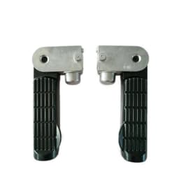 Fold Pedal For Citycoco Electric Scooter E-Bike Motorcycle Tricycle Alloy Foot Rest Scooter Motorbike Fold Pedal Foot-Peg