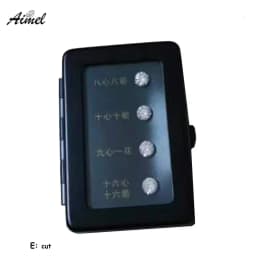 Loose Diamond Zircon Stone Tester Tools Gemstone Teaching Prop Weight Diameter Ratio Size Specific Gravity Display Box