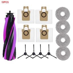 Accessories For JONR P20 PRO T5 PRO Vacuum Cleaner Main Roller Brush Side Brush HEPA Filter Mop Cloth Dust Bag Parts