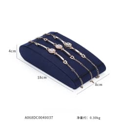 Dark Blue Jewelry Rack Light Luxury Ring Necklace Bracelet Decoration Bracelet Watch Display Table Jewelry Display Props
