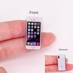 1:12 Miniature Phone Micro Model Decoration Dollhouse Mobile Phone Model Dollhouse Phone Doll House Accessories Decor