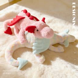 10/50/66cm Creative Full Size Plush Sky Flying Rainbow Dragon Toy Soft Stuffed Animal Pillow Fun Lazy Snow Dragon Kids Gift