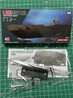 4D Assembled Ship Model Liaoning Battleship Modern Class Battleship Aircraft Carrier Model Military Warship Model Toy