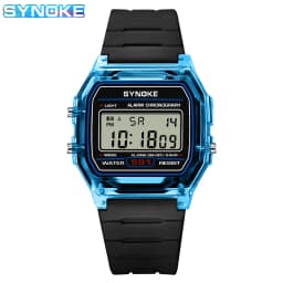 SYNOKE Student Digital Watch Unisex Sport Watch Multifunction Sports Waterproof Luminous LED Classic Watch For Men And Lady