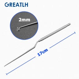 Stainless Steel Cerumen Hook Ear Use Hook Gun Type Hospital ENT Instrument