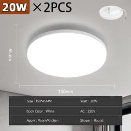 LED Ceiling Lamps Modern Ceil Light 18/30/40/72W Led 220V Ceiling Lights Round Living Room Bedroom Indoor Kitchen Lighting Lamp