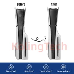 P5 Slim Console Middle Skin Center Part Protection Strip Film Middle Sticker Durable Scratch Resistant for PS5 Slim Accessories