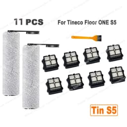 Fit For Tineco Floor ONE S5 / S5 Pro 2 / S5 Pro / S5 Blue, But Not For Tineco S5 Combo and S5 Steam Roller Brush and Filter