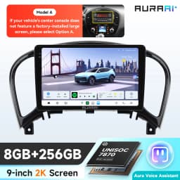 AURAAI X100 Android Car Intelligent Screen for Nissan JUKE 2010 - 2014 GPS RDS DSP 4G BT Auto CarPlay AI Voice Control UNIS7870