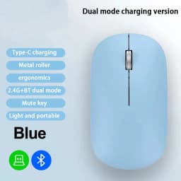 Lenovo Wireless Bluetooth Mouse 2.4G Dual Mode Type-C Charging Silent Ergonomic Portable Laptop Office Gaming Universal Mouse