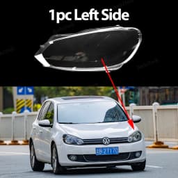Car Front Headlight Lens Covers For Volkswagen VW Golf 6 MK6 GTI R 2010-2014 Transparent Lampshade Headlamp Shell