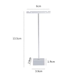 Modern Jewelry Earrings Display Stand Holder T Bar Rack Tower Metal Earring Bracket Organizer Ear Studs Hanging Storage Shelf