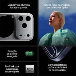Apple iPhone 17 Pro Max 256Gb Silver 6.9\" 48Mp Ios 5g