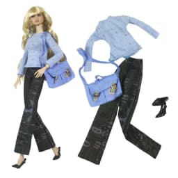 1 Set Doll Clothes 1:6 Scale Dress Outfit for 11.5 Inch 30cm Doll Many Style for Choice Gifts for Girls Doll Accessories #2