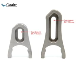 Oeabt M-BASE-C Optical Stainless Steel Fork Press Plate Breadboard Fixing Element Precision Experiment Base