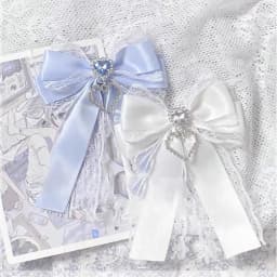 Double Layer Bow Pendant Versatile Ribbon Anime Itabag DIY Pendant Bag Lolita Itabag Jewelry Backpack Decoration Bag Accessories