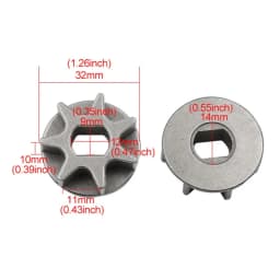 M10 M14 M16 Sprocket Chain Saw Gear for Grinder Replacement Gear Chainsaw 7/6/3 Tooth Electric Bracket Power Tool M4YD
