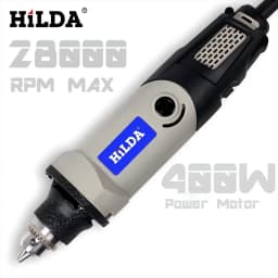 HILDA Rotary Tool 400W Drill Electric Tools Engraving Grinding Polishing 6 Variable Speed High Power DIY Power Tools