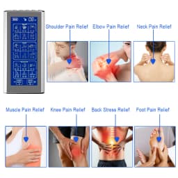 36 Modes Electrical Nerve Muscle Massager Rechargeable Physical Massage Device Dual Channel 20 Intensity Tens Electrostimulator