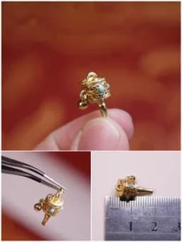 1/12 Doll Mini Jewelry Miniature Food Play Simulation Western Dowry Jewelry/Gems/Bracelets/Rings/Necklaces Doll Accessories