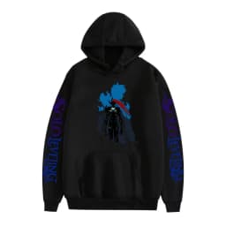 Anime Solo Leveling Sung Jin Woo Graphic Print Hooded Men Women High Quality Hoodies Oversized Sweatshirt Harajuku Streetwear