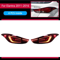 Car Lights for Hyundai Elantra LED Tail Light 2011-2016 Elantra Rear Stop Lamp Brake Signal DRL Reverse Automotive Accessories