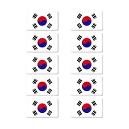 10pcs Epoxy Italy Flags Sticker Car Interior Decoration Decal for Fiat 500 Abarth Punto Panda Tipo Bravo Stilo Coupe Doblo Badge